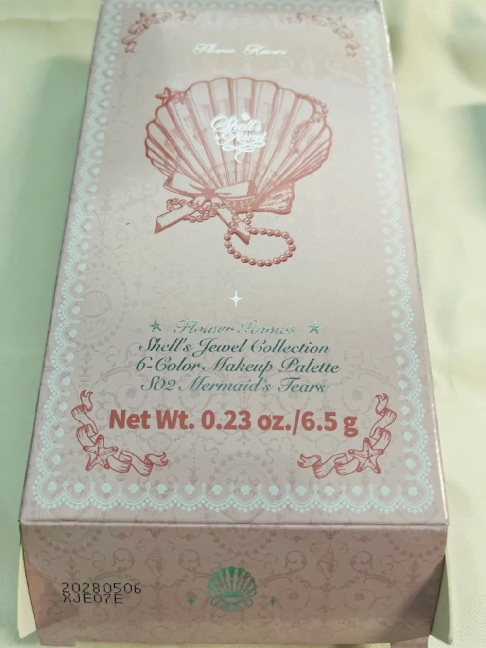 Flower Knows Shell’s Jewel 6 Color Makeup Palette & Gift Card - Mermaids Tears - Picture 3 of 12